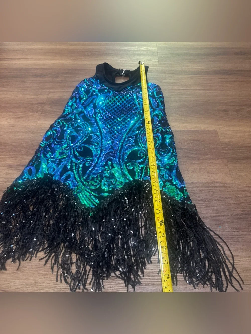Revolution Dancewear Sequin Dress, Size LC 12-14